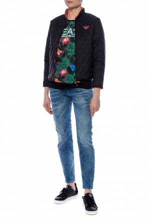 Quilted jacket with logo, zdjęcie 2 Quilted jacket with logo od Emporio Armani